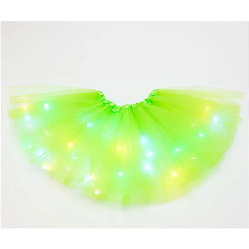 LED Light Puffy Children's Skirt with Large Hem - Image 7