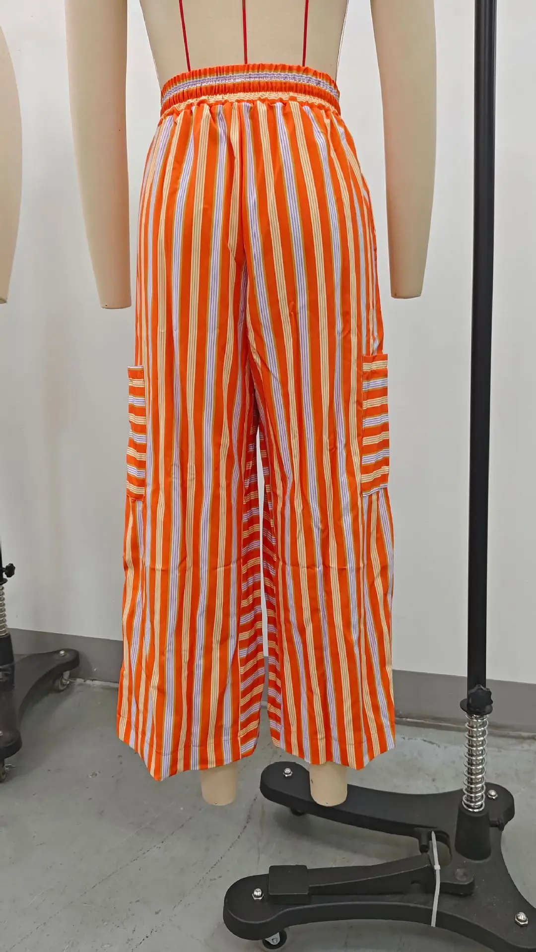Women Striped Loose Fit Pants Casual Winter Wear — feature 24