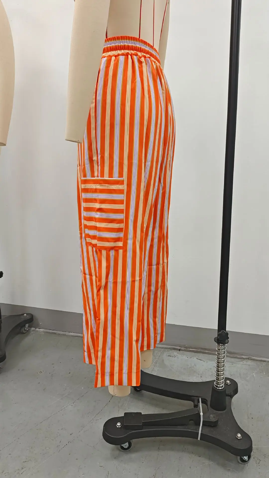 Women Striped Loose Fit Pants Casual Winter Wear — feature 25