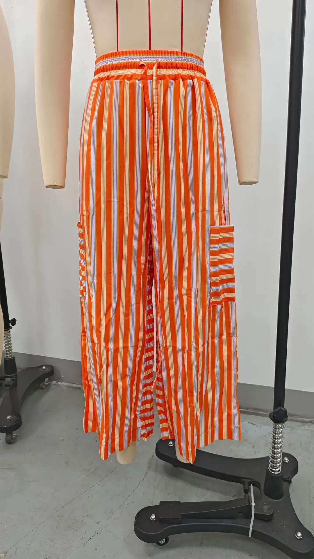 Women Striped Loose Fit Pants Casual Winter Wear — feature 26