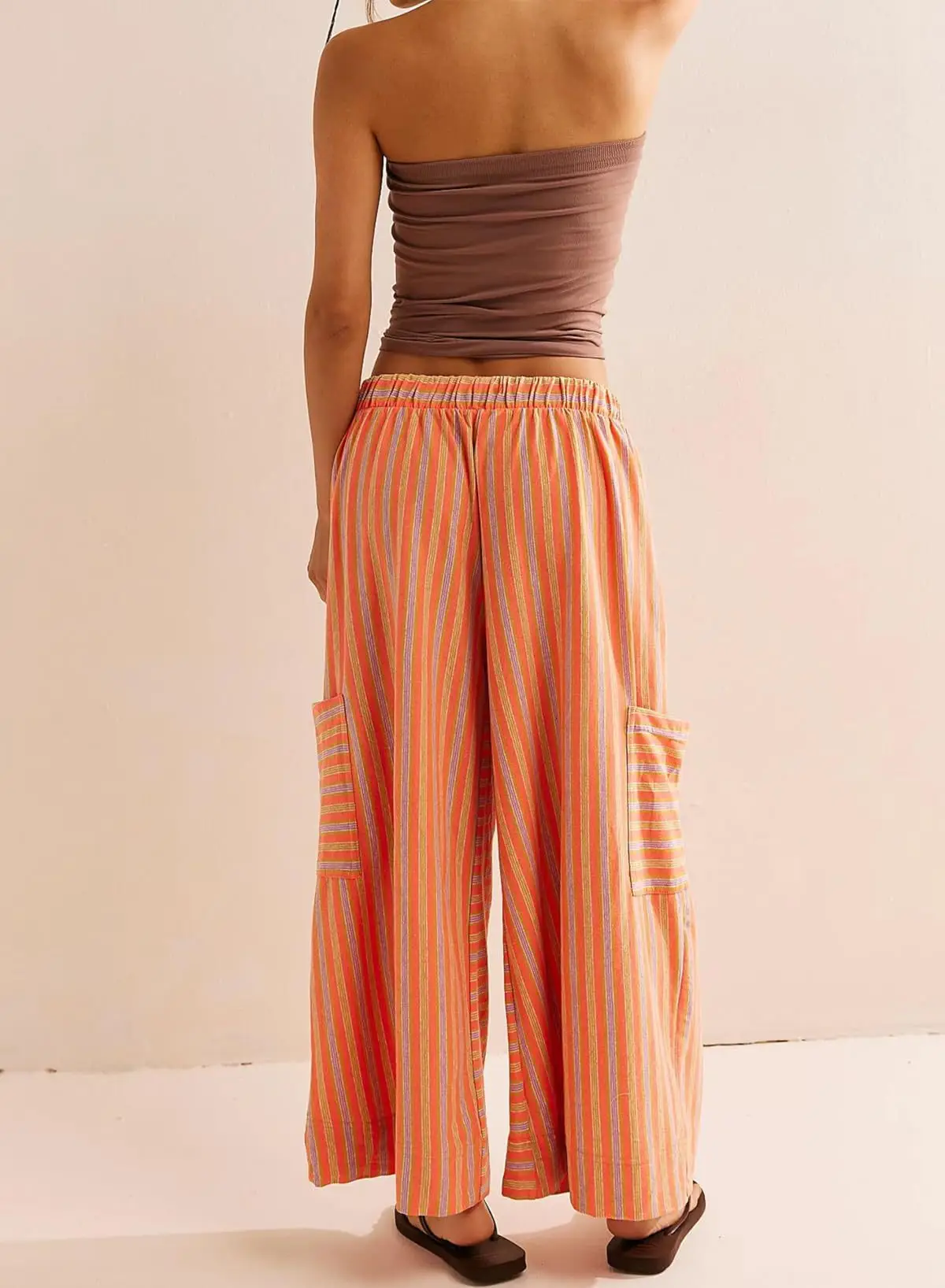 Women Striped Loose Fit Pants Casual Winter Wear — feature 28