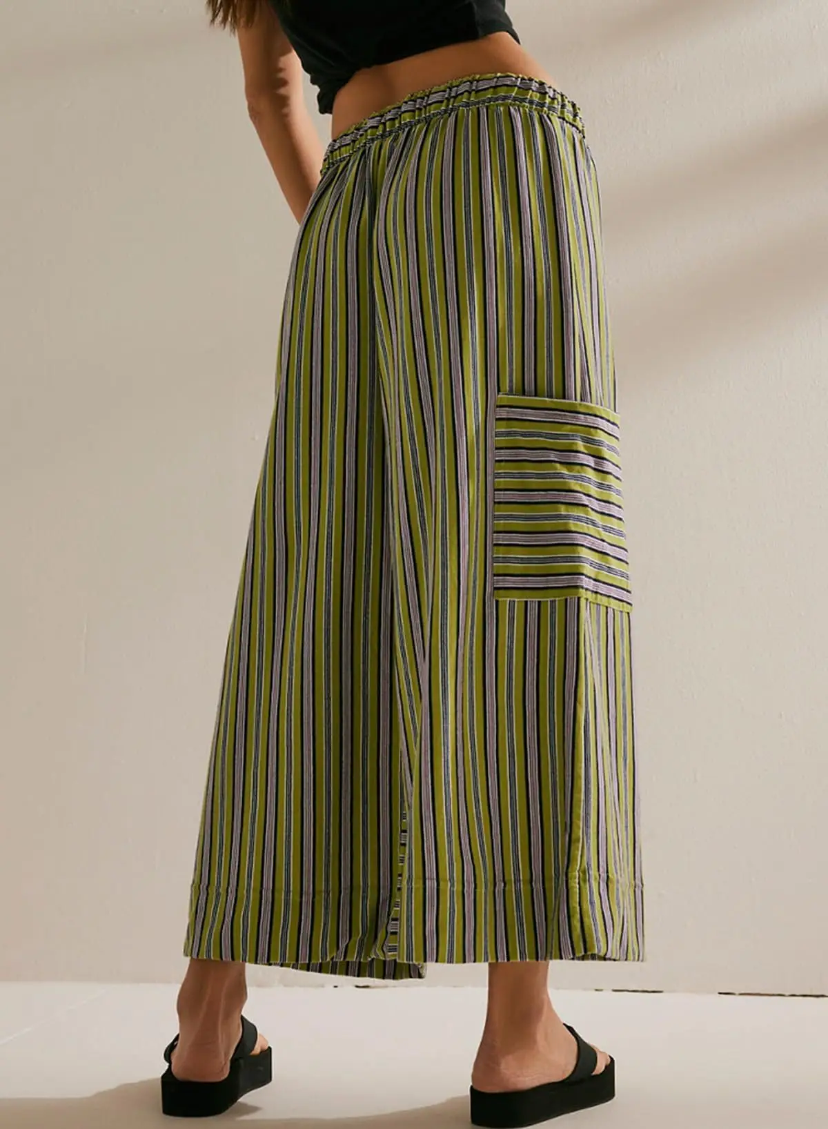 Women Striped Loose Fit Pants Casual Winter Wear — feature 37