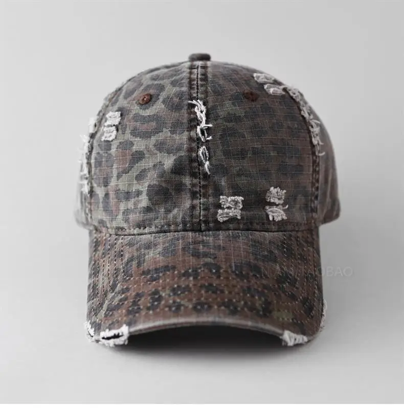 Women Korean Leopard Pattern Baseball Cap Spring Summer — feature 3