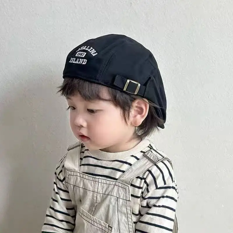 Baby Cap Spring Autumn Korean Fashion Boys Girls Beret Anti-Forward Cap - Image 7