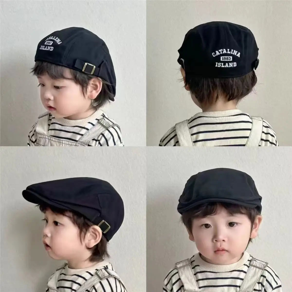 Baby Cap Spring Autumn Korean Fashion Boys Girls Beret Anti-Forward Cap — feature 2