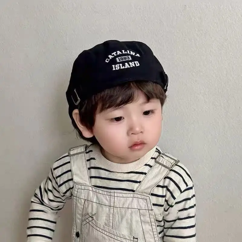 Baby Cap Spring Autumn Korean Fashion Boys Girls Beret Anti-Forward Cap — feature 4