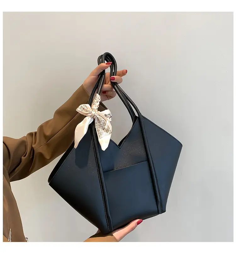 Women's Large Capacity Embroidered Bow Shoulder Bag — feature 11