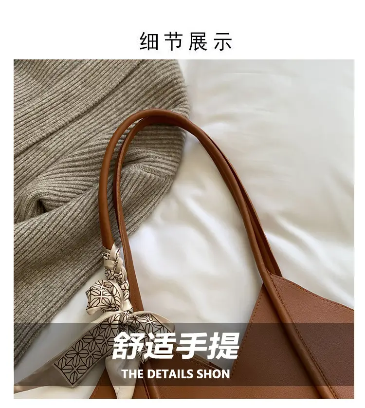 Women's Large Capacity Embroidered Bow Shoulder Bag — feature 3