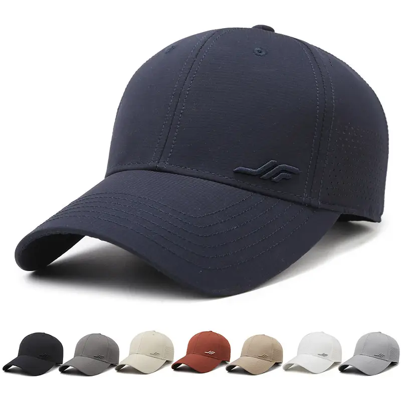 Gray Unisex Baseball Cap with Logo - Image 9