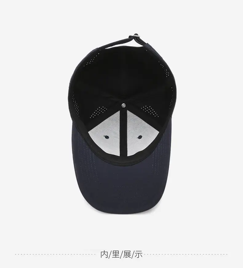 Gray Unisex Baseball Cap with Logo — feature 13