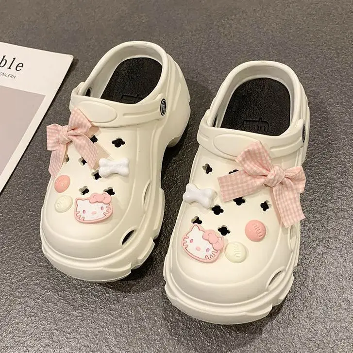 Women's Super Thick Bow Sandals Summer 2025 - Image 13