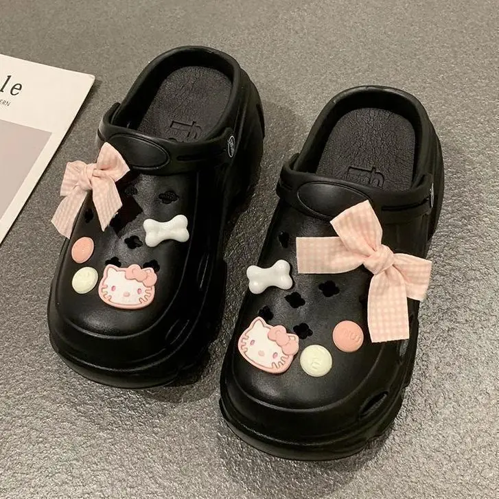 Women's Super Thick Bow Sandals Summer 2025 - Image 2