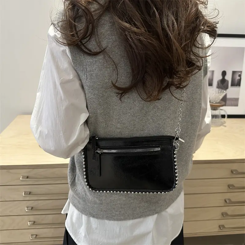 Gold Chain Shoulder Crossbody Bag for Women