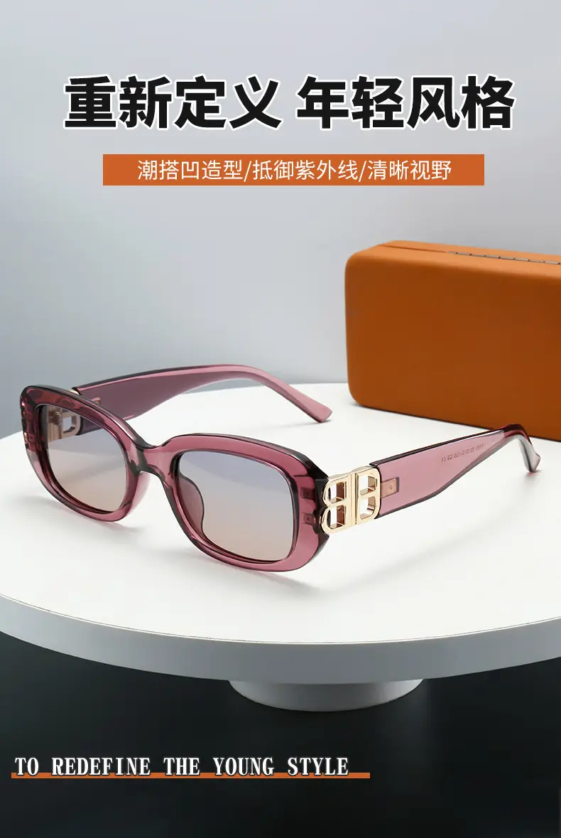 Women Square Frame Polarized Sunglasses Black — feature 2