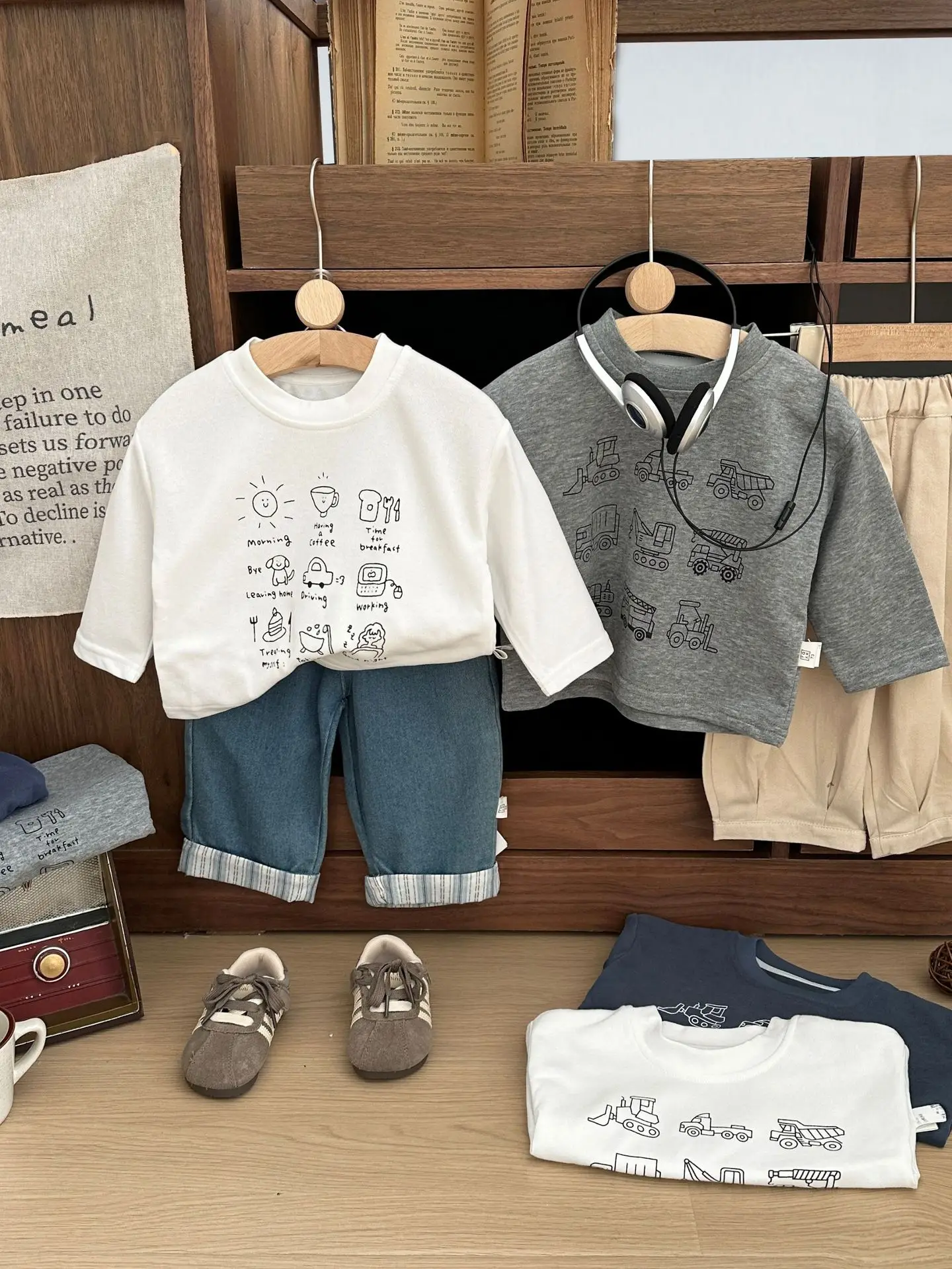 Baby's Cotton Long Sleeve T-shirt Cartoon Print Spring Autumn 2025 - Image 4