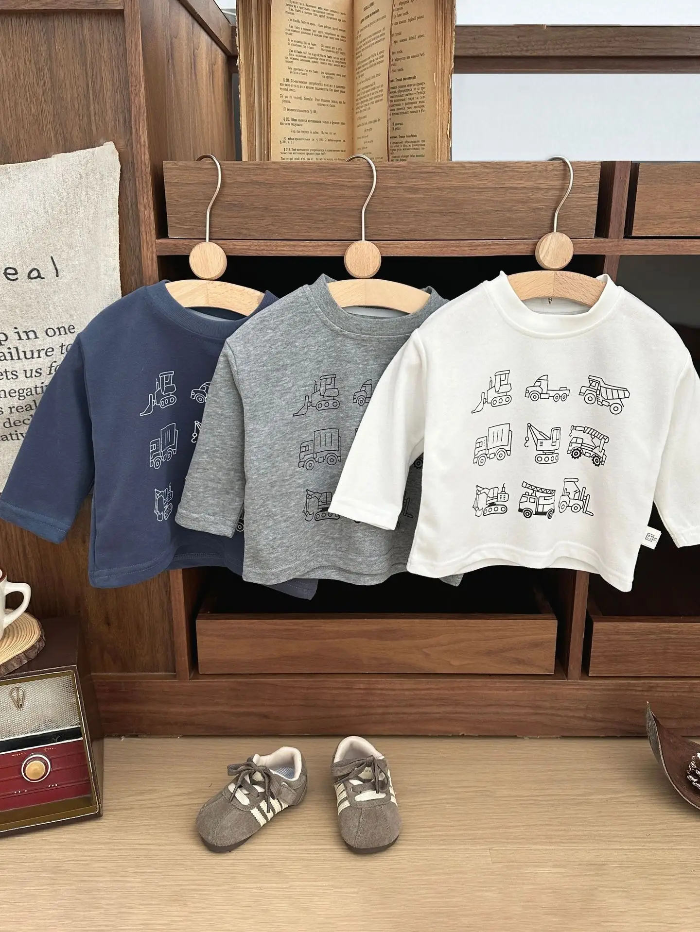Baby's Cotton Long Sleeve T-shirt Cartoon Print Spring Autumn 2025 - Image 5