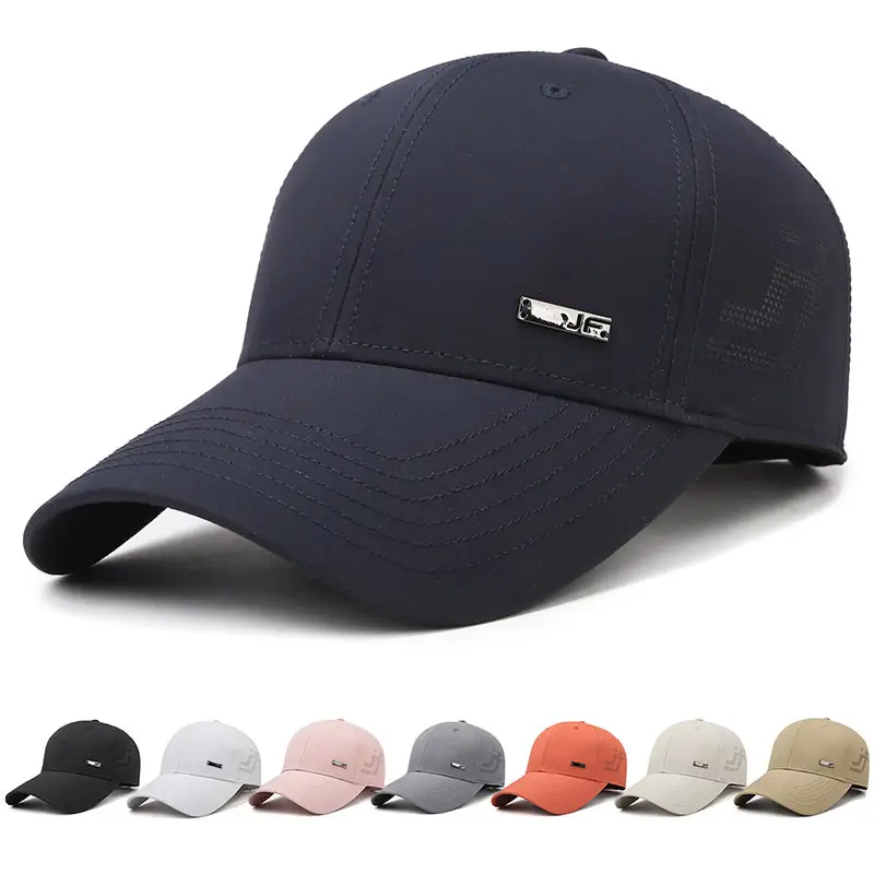 Men's Navy Baseball Cap Iron Top Casual Outdoor Sunshade - Image 9