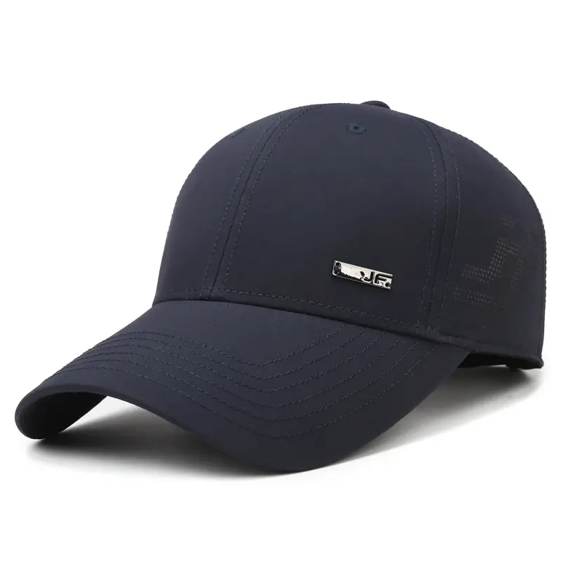 Men's Navy Baseball Cap Iron Top Casual Outdoor Sunshade - Image 2