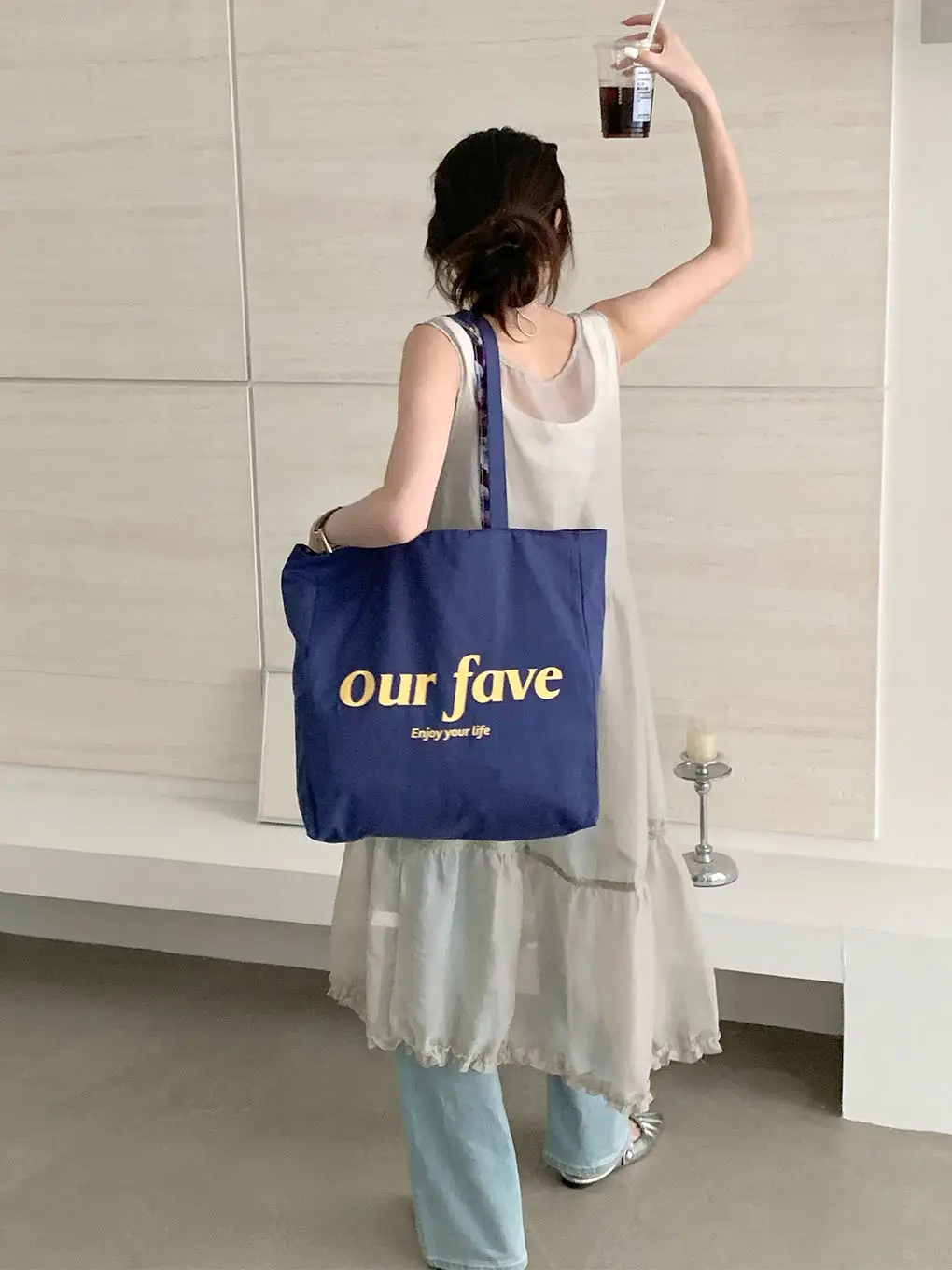 2025 Floral Canvas Commuter Bag Large Capacity Korean Style — feature 20
