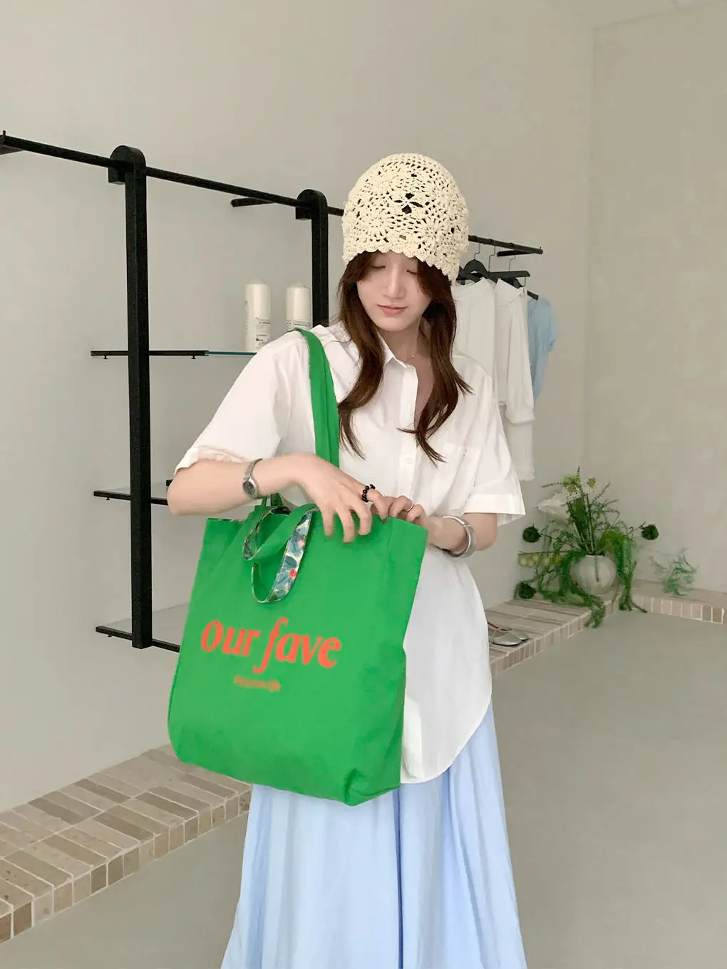 2025 Floral Canvas Commuter Bag Large Capacity Korean Style — feature 26