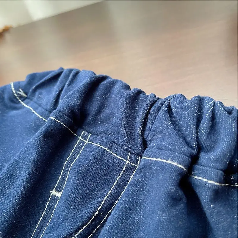 2025 Summer Boys T-Shirt Shorts Set Yellow Blue — feature 7