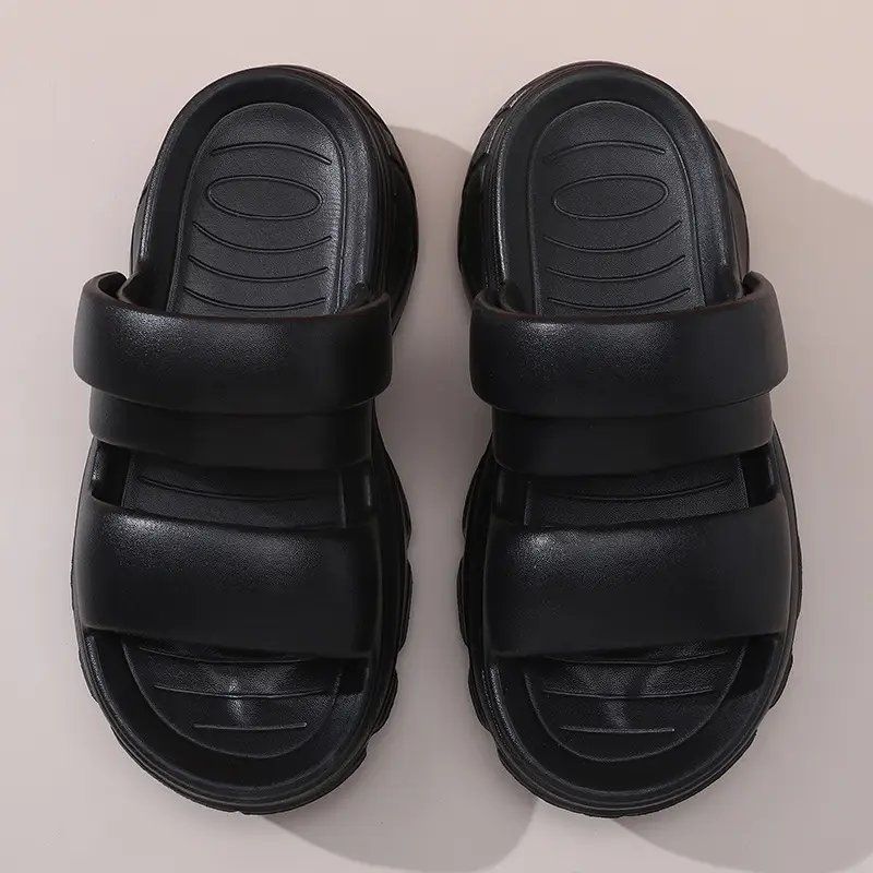 Thick-soled slippers women's summer outdoor wear non-slip breathable slippers platform cake bottom wear-resistant EVA non-stinky feet beach sandals - Image 7