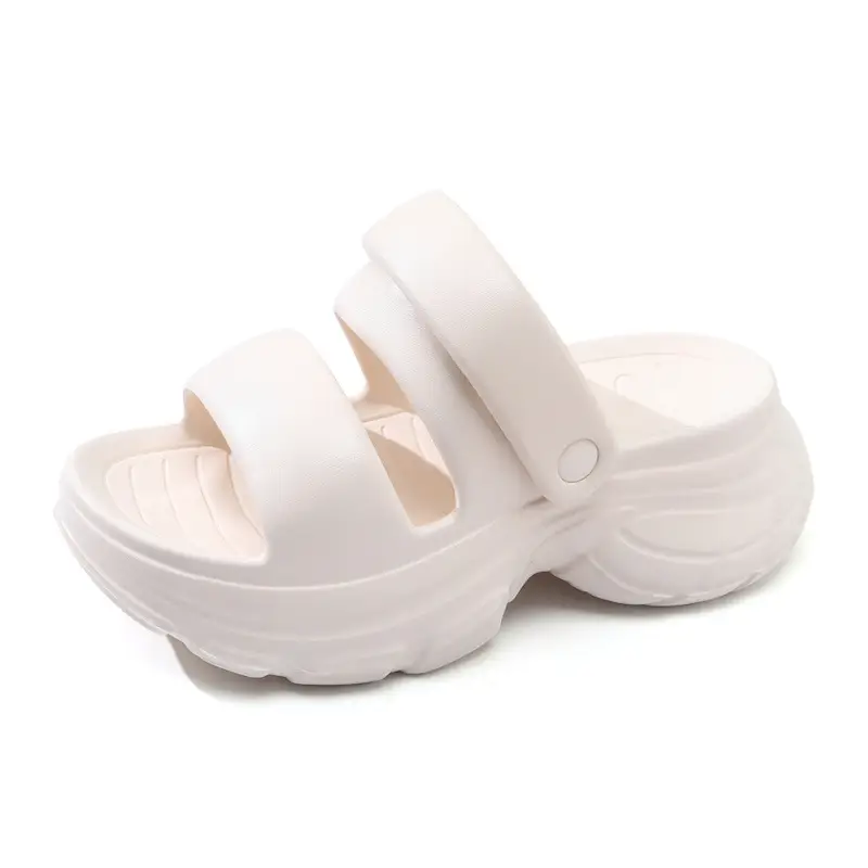 Thick-soled slippers women's summer outdoor wear non-slip breathable slippers platform cake bottom wear-resistant EVA non-stinky feet beach sandals - Image 8