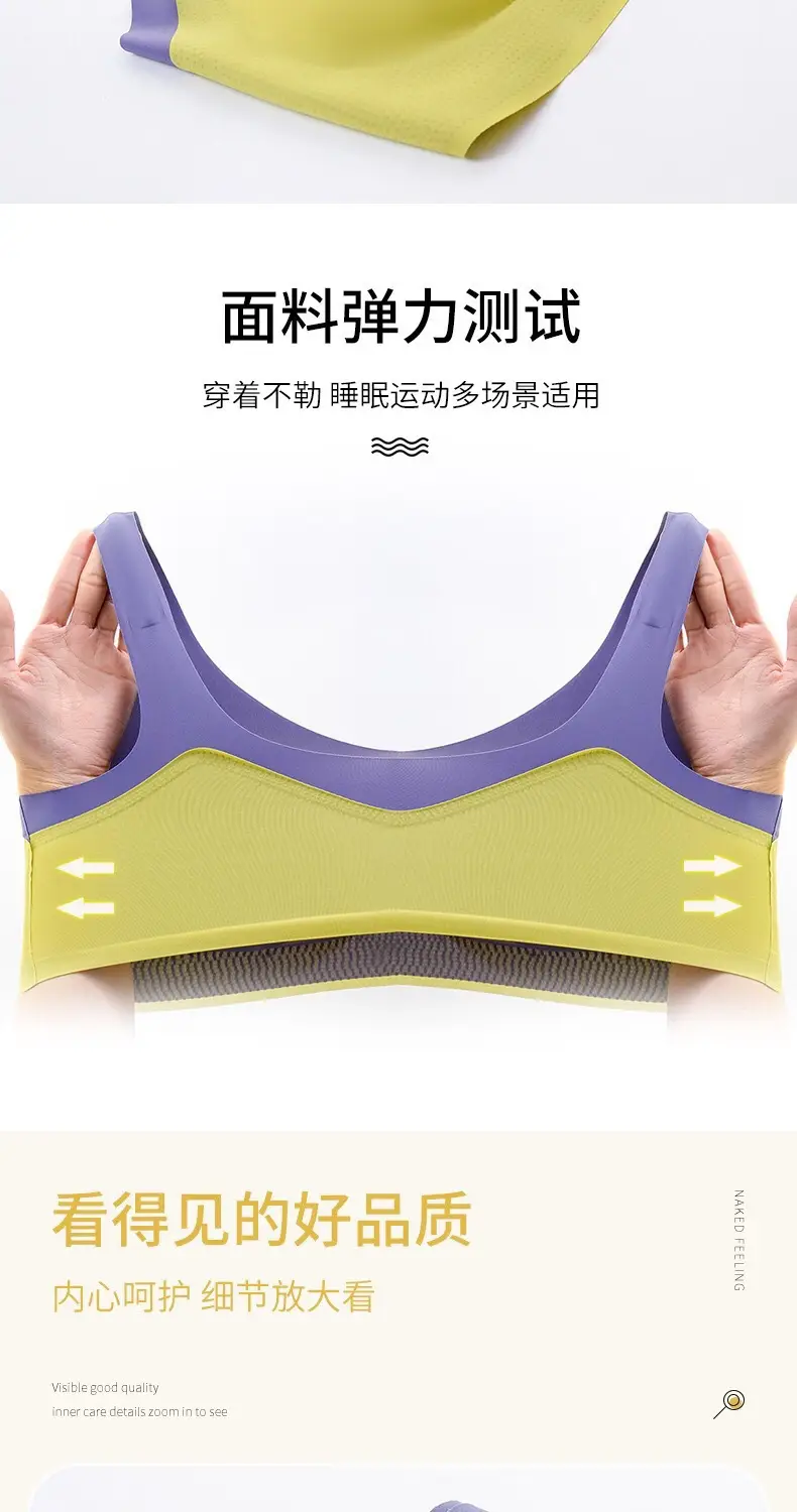 New Oxygen-Friendly 1.0 Latex Push-Up Bra Women Small — feature 18