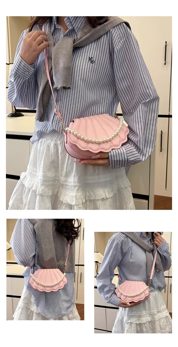 Red Pearl Crossbody Bag for Women Spring 2025 — feature 26