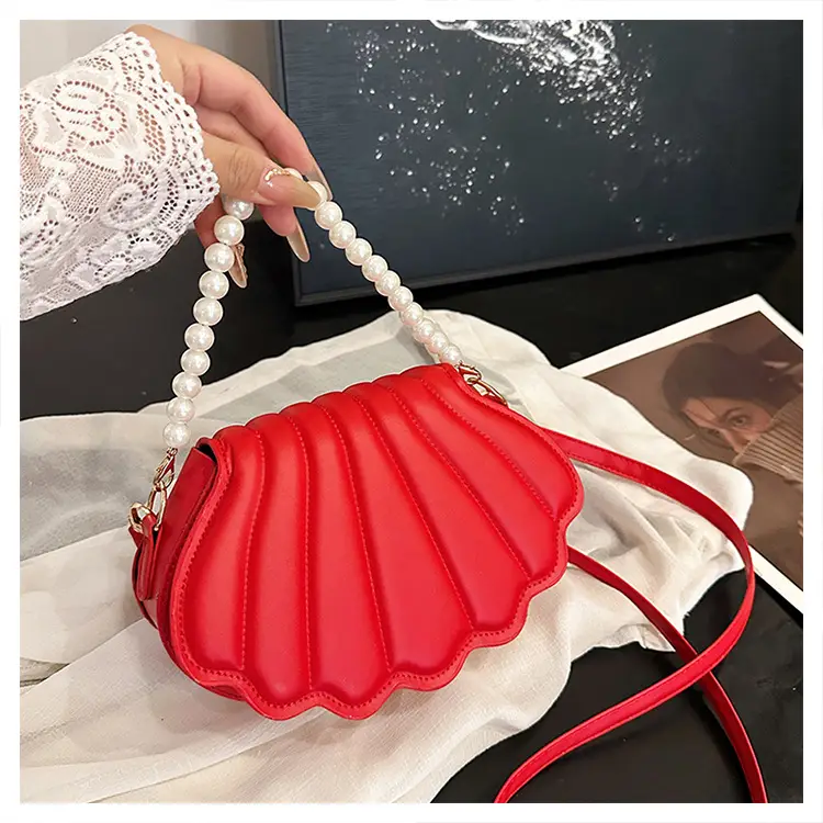 Red Pearl Crossbody Bag for Women Spring 2025 — feature 31