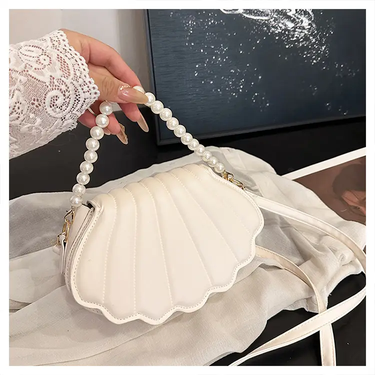Red Pearl Crossbody Bag for Women Spring 2025 - Image 2