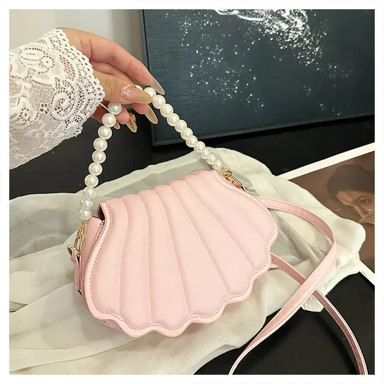 Red Pearl Crossbody Bag for Women Spring 2025 - Image 4