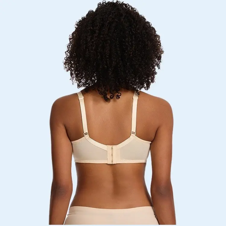 Cross-border French Sexy Lace Bra Plus Size Ultra-Thin Mesh Gathered Breathable Bra - Image 7