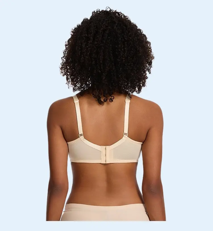 Cross-border French Sexy Lace Bra Plus Size Ultra-Thin Mesh Gathered Breathable Bra — feature 14