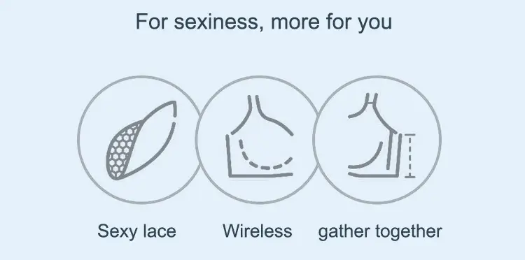 Cross-border French Sexy Lace Bra Plus Size Ultra-Thin Mesh Gathered Breathable Bra — feature 4