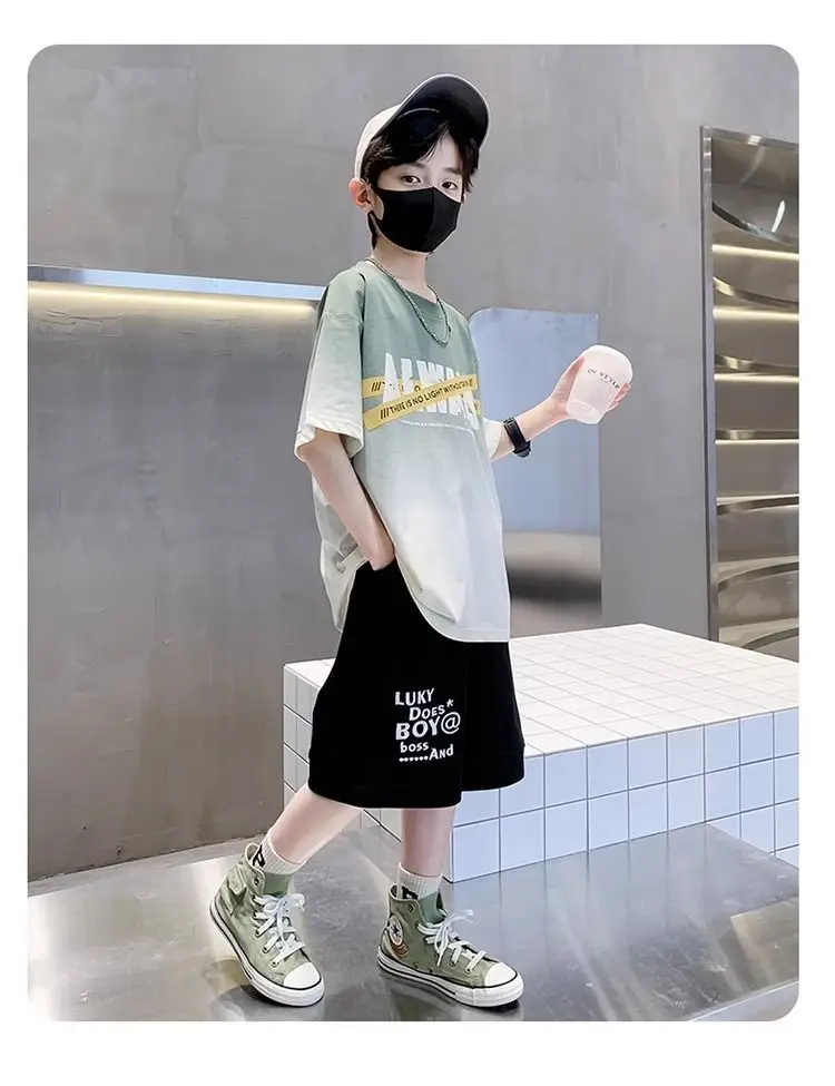 Boys Cotton T-Shirt Medium Large Summer Wear — feature 16