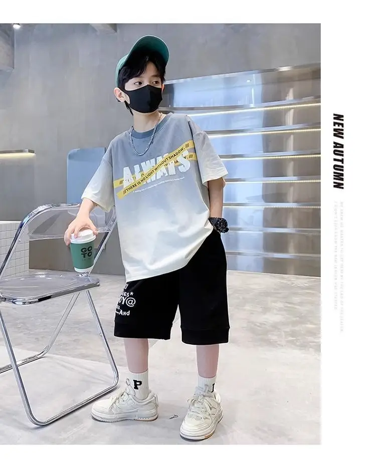 Boys Cotton T-Shirt Medium Large Summer Wear — feature 2