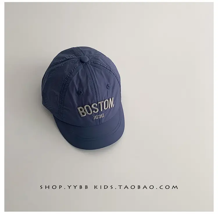 Green Boston Headband Cap for Kids Spring Autumn — feature 13