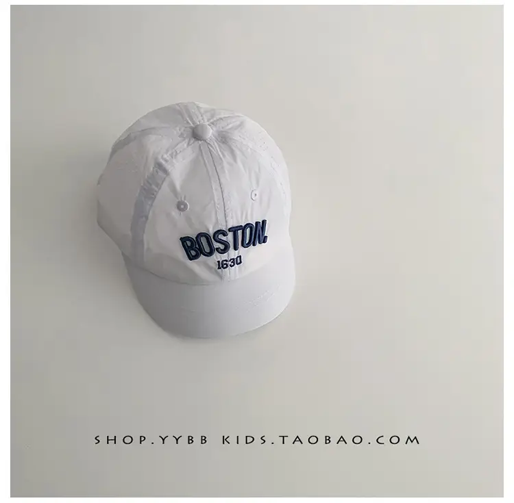 Green Boston Headband Cap for Kids Spring Autumn — feature 14