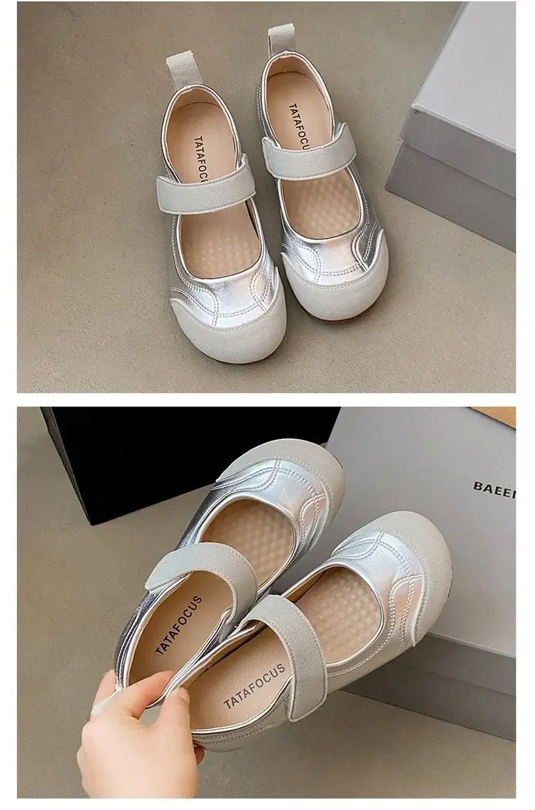 2025 Spring Explosions Retro Single-layer Shoes Women's All-match New Casual Soft-soled Lightweight Shallow Flat Mary Jane Shoes — feature 17