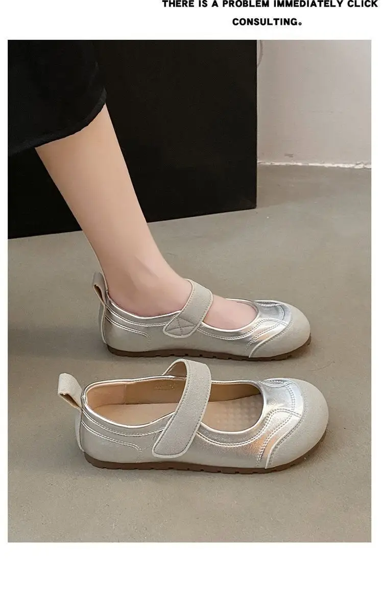 2025 Spring Explosions Retro Single-layer Shoes Women's All-match New Casual Soft-soled Lightweight Shallow Flat Mary Jane Shoes — feature 6