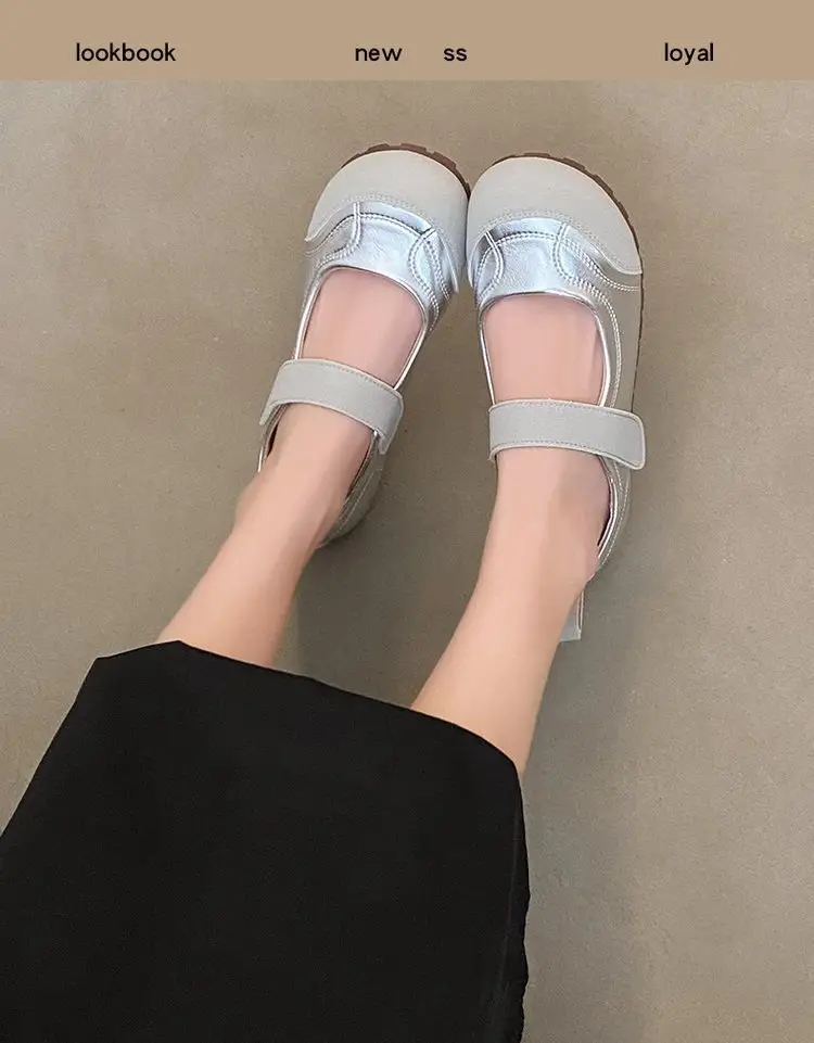 2025 Spring Explosions Retro Single-layer Shoes Women's All-match New Casual Soft-soled Lightweight Shallow Flat Mary Jane Shoes — feature 8