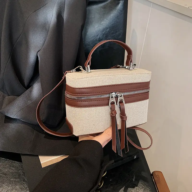 Women's Contrast Color Handbag 2025 New - Image 11