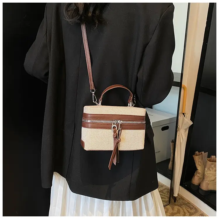 Women's Contrast Color Handbag 2025 New — feature 10