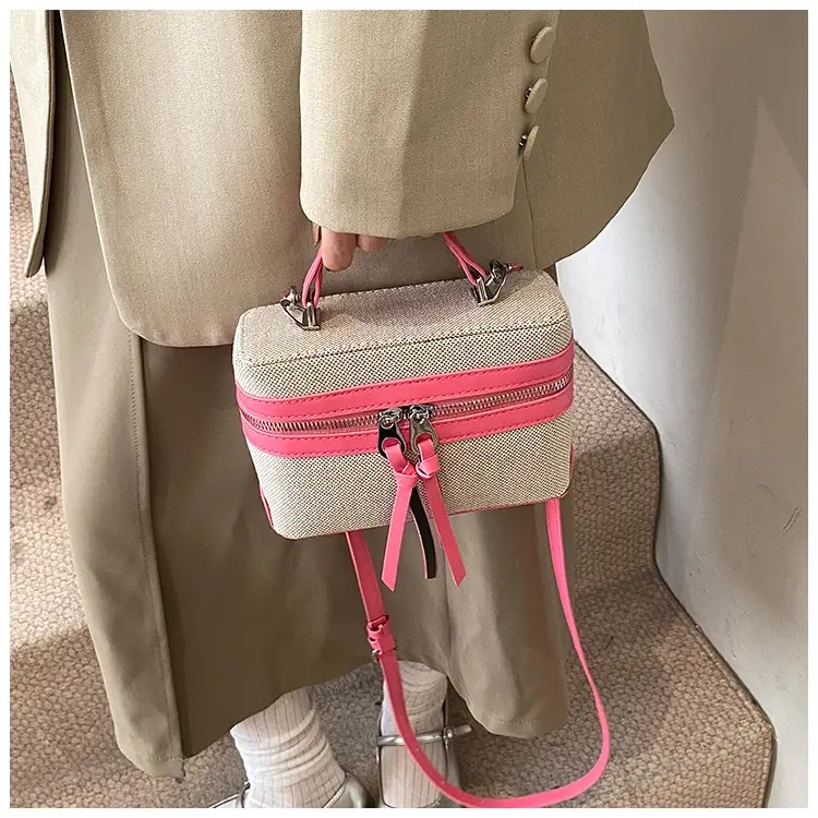 Women's Contrast Color Handbag 2025 New — feature 17