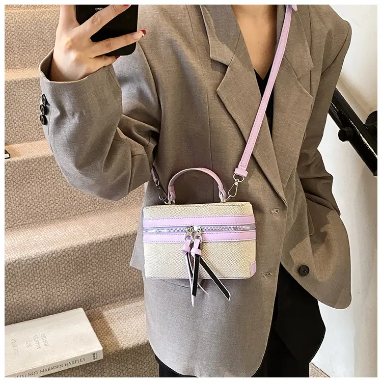 Women's Contrast Color Handbag 2025 New — feature 24