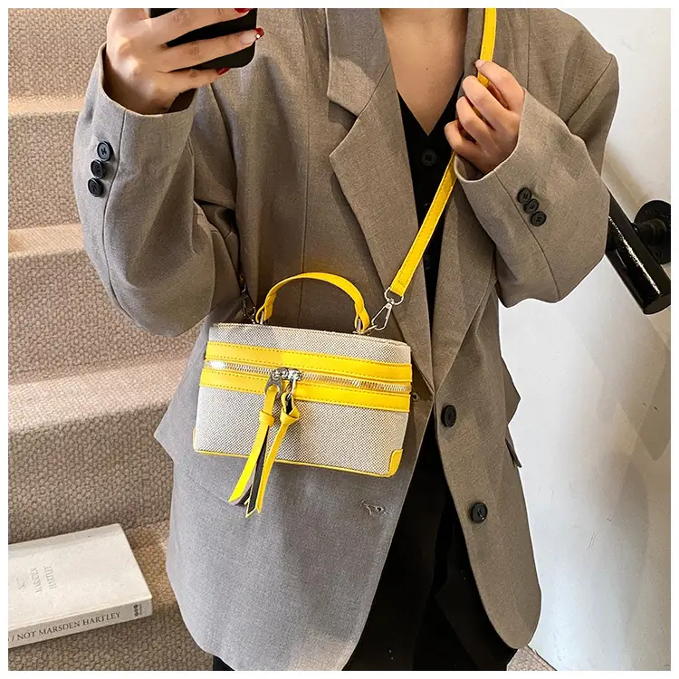 Women's Contrast Color Handbag 2025 New — feature 28
