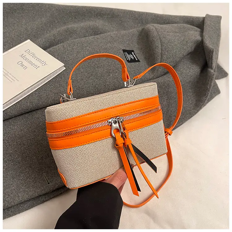 Women's Contrast Color Handbag 2025 New — feature 33