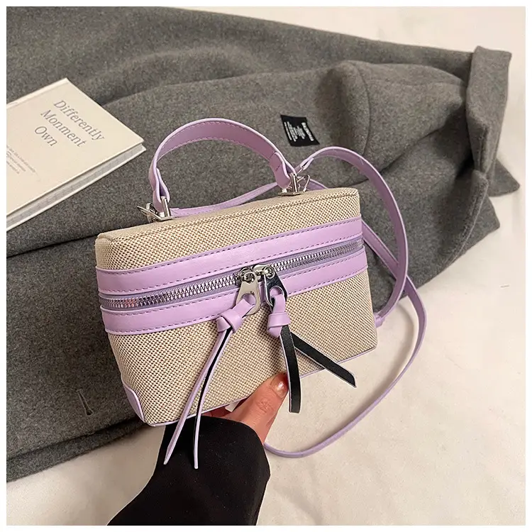 Women's Contrast Color Handbag 2025 New — feature 37