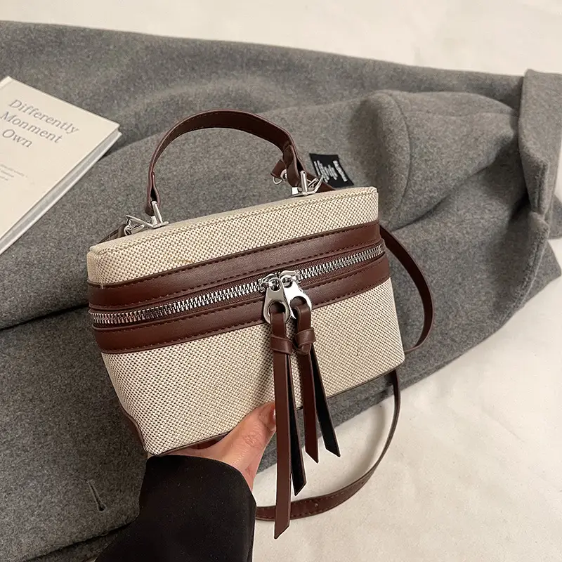 Women's Contrast Color Handbag 2025 New - Image 3